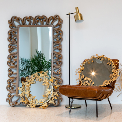 Настенное зеркало Гарленд Голд Объект мечты