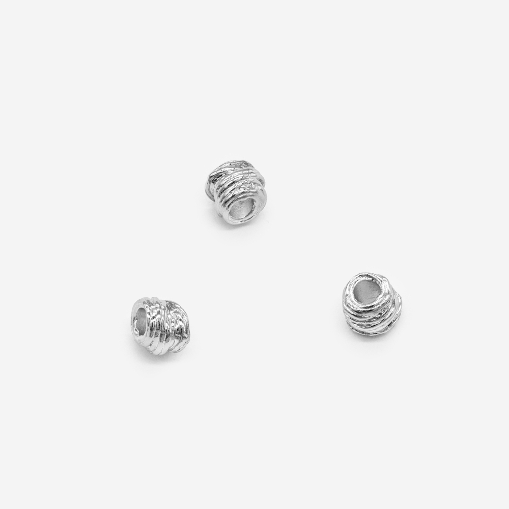 Бусина-разделитель витая 5,5мм, родирование