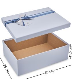 WF-181-A Набор коробок из 3 шт, голубовато-серый