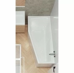 Акриловая ванна Riho Rething Space Fall 180x110 белая