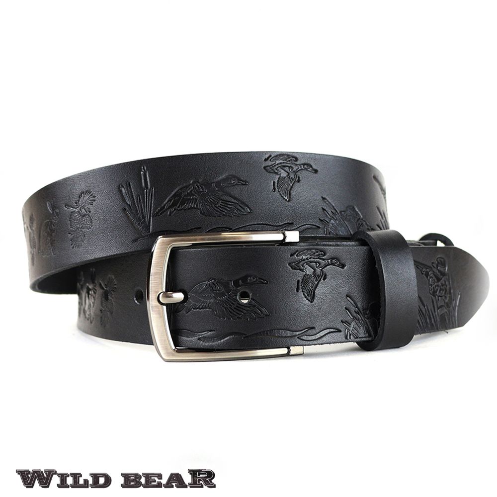 Ремень WILD BEAR RM-052m Black (140 см)
