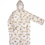Дождевик-плащ 120 Мкрн 110*62см «Леопард» с капюшоном и завязками, на кнопках, ДоброСад
