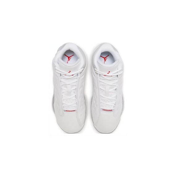 Jordan Air Jordan 13 Детские баскетбольные мячи СРЕДНЕГО размера Белый/Большой серый/Настоя красный Юнисекс