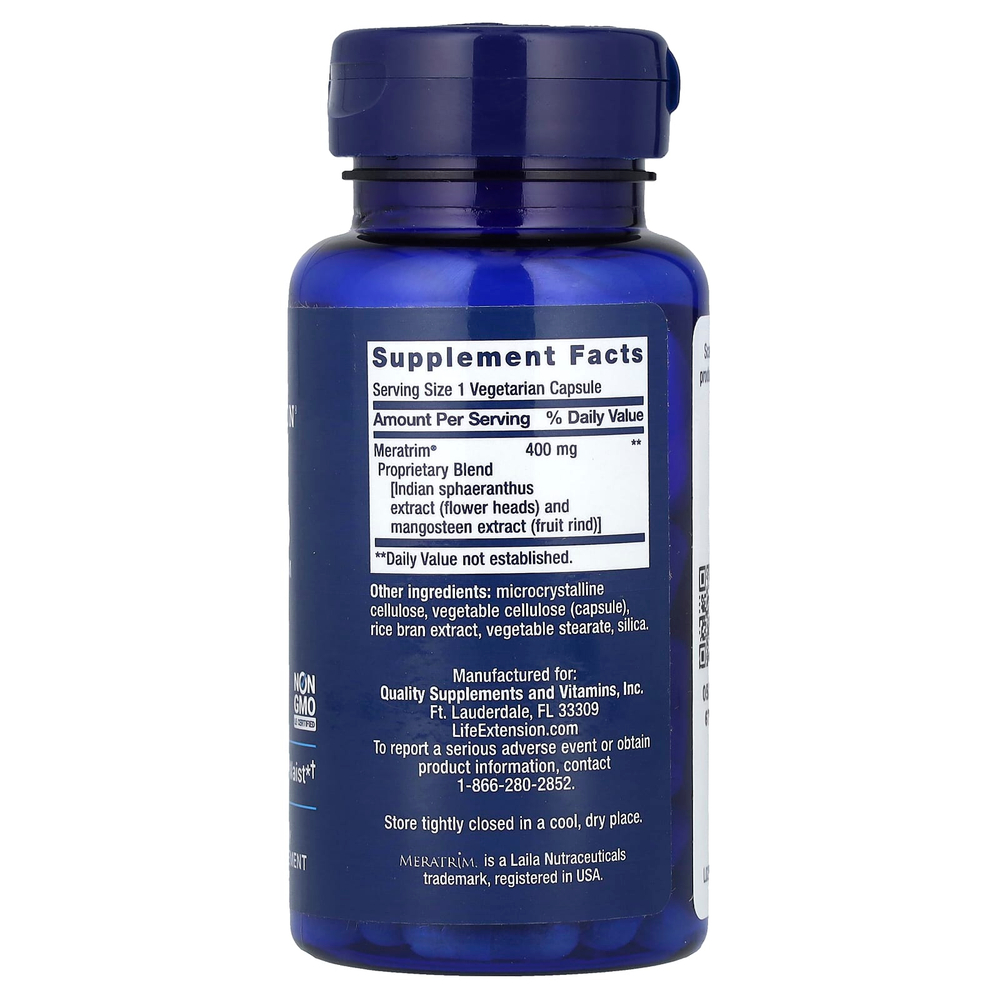 Life Extension, Waistline Control ™, 60 вегетарианских капсул