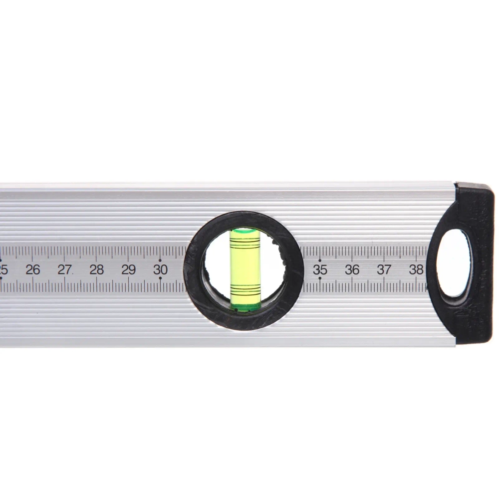 Уровень строительный алюминиевый Lamboss, 3 глазка, 40см