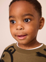 Лонгслив и джоггеры в комплекте для мальчика Next B17-053, Хаки