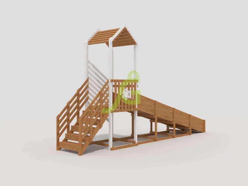 Зимняя горка "IgraGrad Snow Fox", скат 5 м