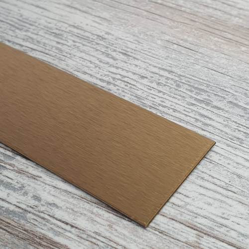 Полоса 30мм "HG" 3м Золото шлиф. сталь