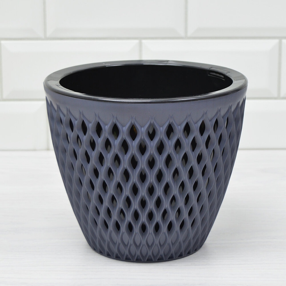 Кашпо Версаль 3л, антрацит