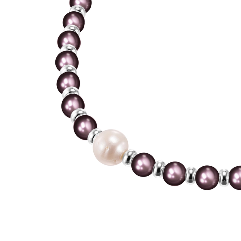 Колье Резонанс (бордовый)