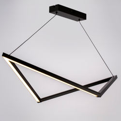 739297 Люстра PALLA 32W LED 1280LM ЧЕРНЫЙ 3000K