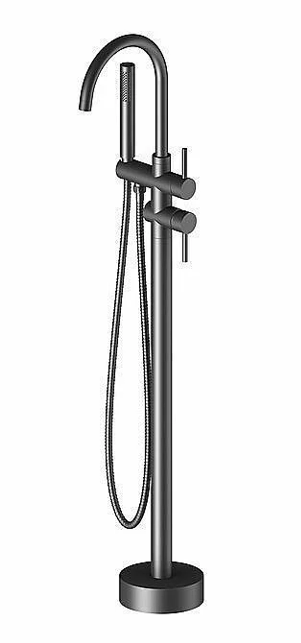 Смеситель для ванны Timo Saona 2300/03Y-CR черный матовый