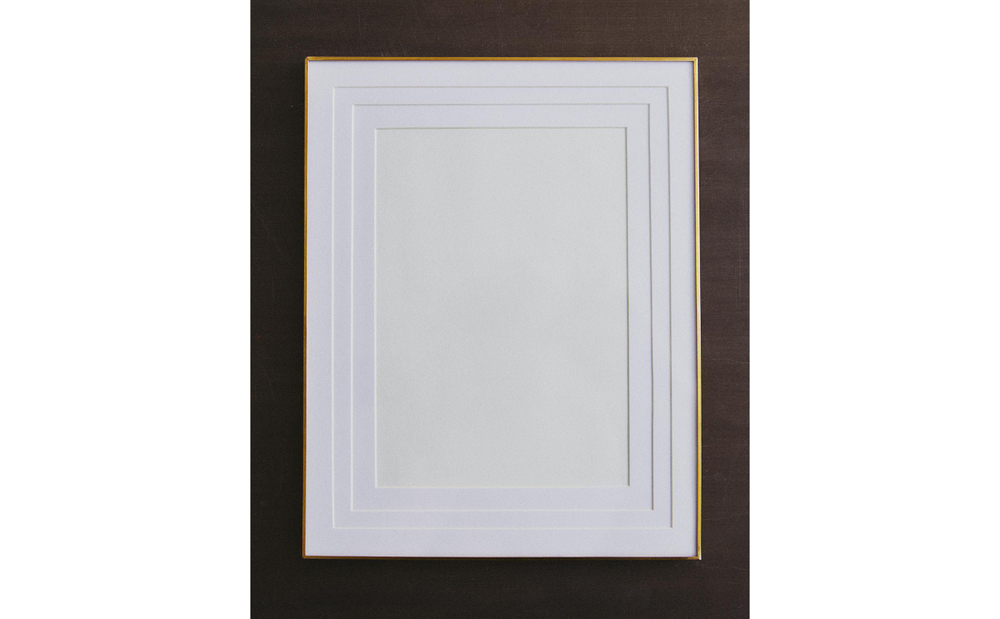 Zara Home Фоторамка из плетёной бумаги, цвет золотой, 21.4 см