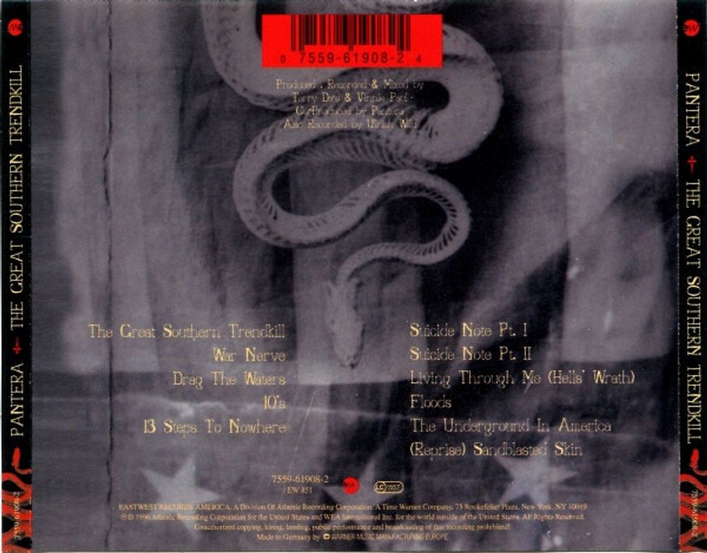 Pantera. The Great Southern Trendkill (CD)
