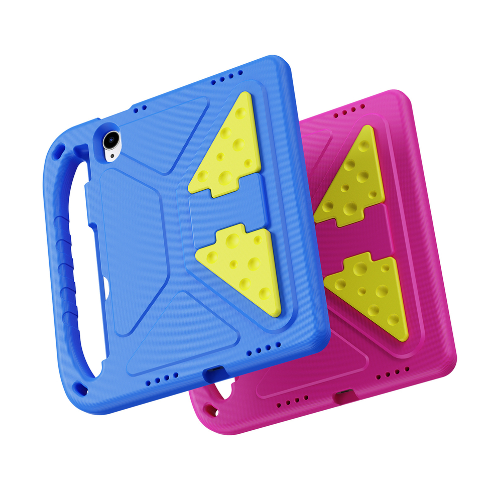 Детский чехол синего цвета на планшет iPad 10 (2022-) и iPad 11 (2025-) от Dux Ducis, серия Puff Series Case