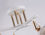 Светильник потолочный TR80175/4 WH/FGD белый/золото E27/4 max 40W D640*260