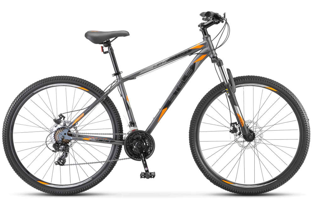 Велосипед 29" STELS Navigator-900 MD р.17.5" темно-серый матовый