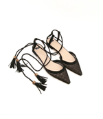 Кожаные босоножки Elisabetta Franchi - черный(SA96T22E2)