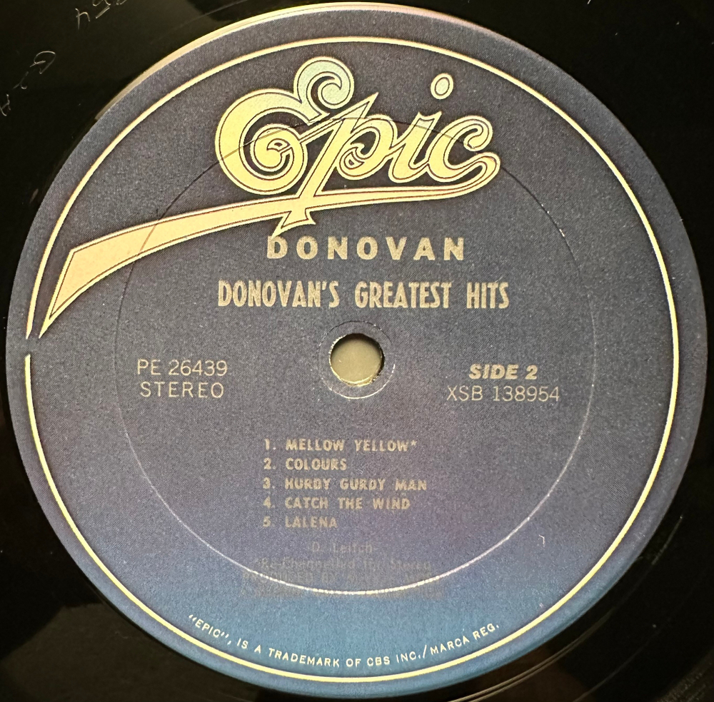 Donovan - Donovan's Greatest Hits (США 1979г.)