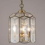 Citilux Витра-2 CL442230 Люстра подвесная витражная Бронза