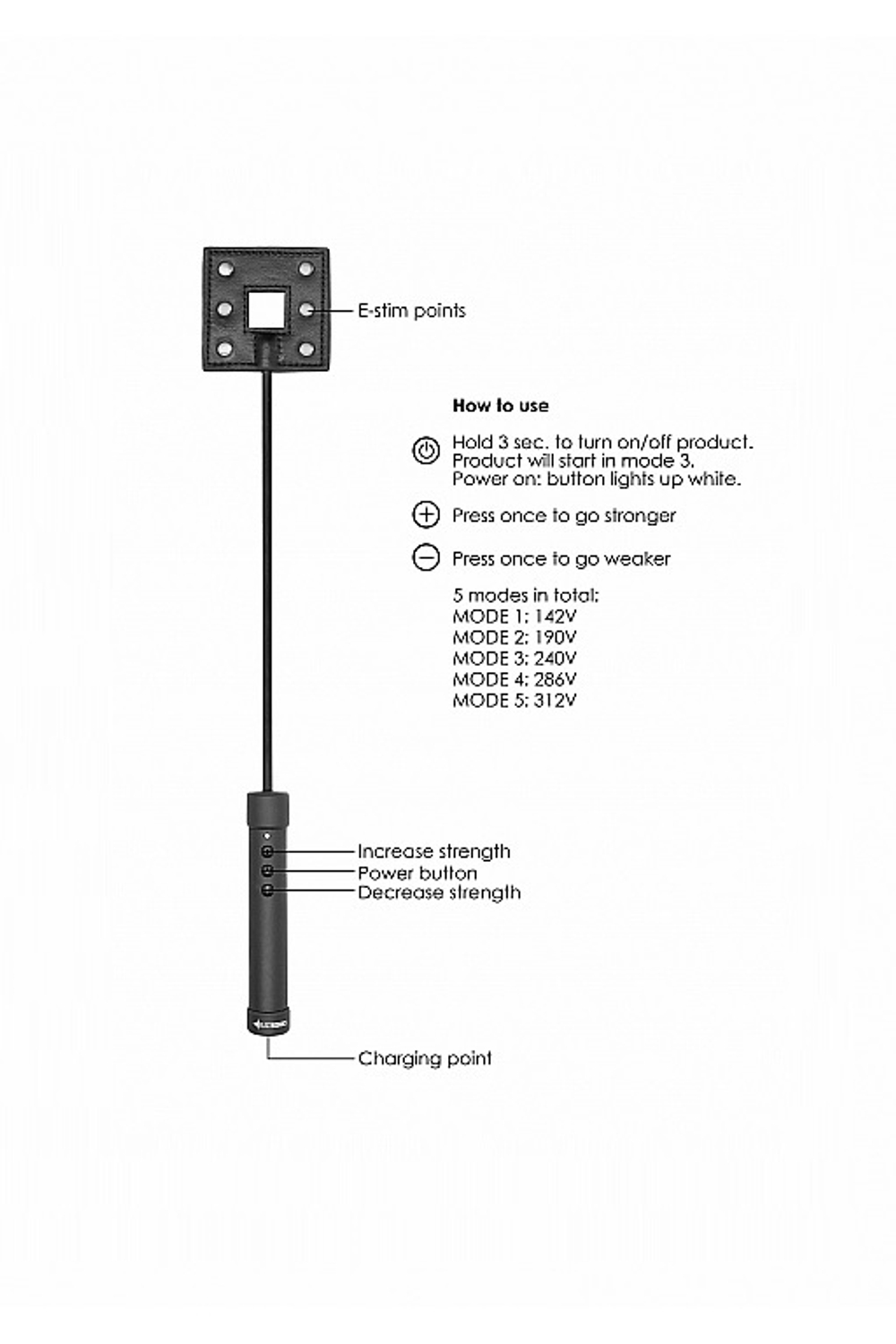 Стек E-stim Crop с электростимуляцией