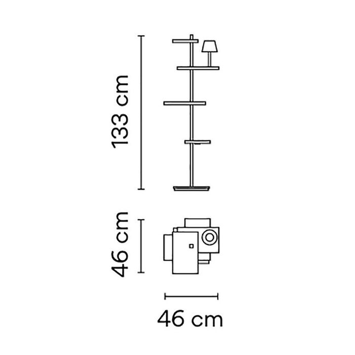 НАПОЛЬНЫЙ СВЕТИЛЬНИК  VIBIA Suite 6007