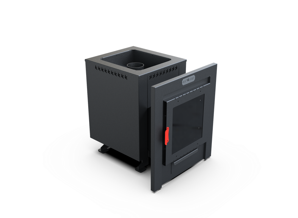 Банная печь Душа- 15 Кожух Квадро панорама