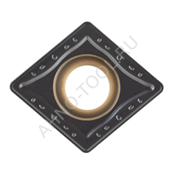 Пластина твердосплавная ISO CCMT120408-PMA ACP10E AHNO по стали, чистовая