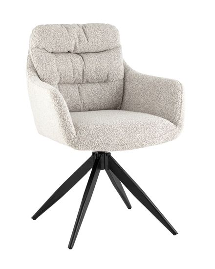 Стул обеденный поворотный Amy светло-серый