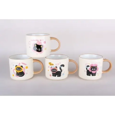 Кружка 400 мл микс 4 диз