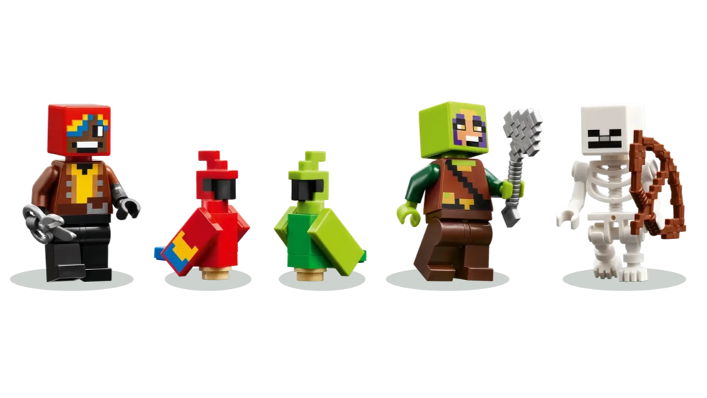 Конструктор LEGO Minecraft 21282 Домики для попугаев