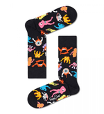 Носки унисекс Halloween Sock с чудовищами (Размер: 25) (Цвет: черный)