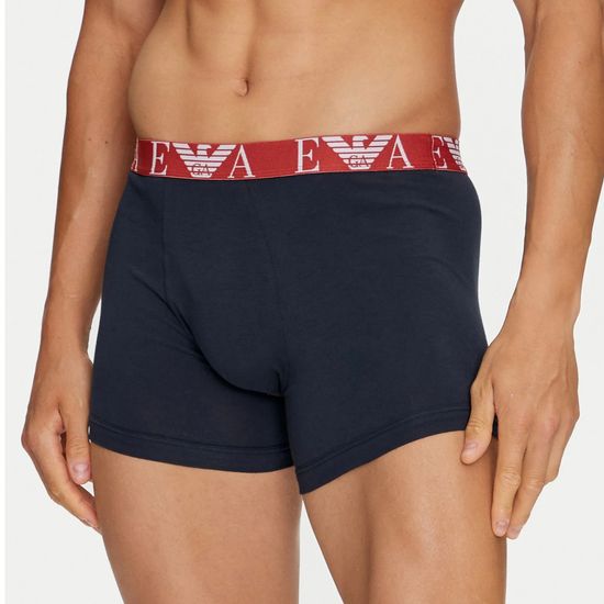 Набор мужских трусов боксеров 3в1 темно-синие Emporio Armani 111473_4F715 64135