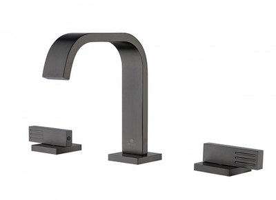 01115-Q Смеситель на борт раковины (3-отв,ГРАФИТ) GANZER (10/1шт)