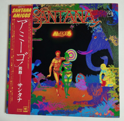 Винтажная виниловая пластинка LP Santana Amigos (Japan 1976) (Obi)