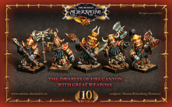 Dwarves of Fire Canyon with Great Weapon