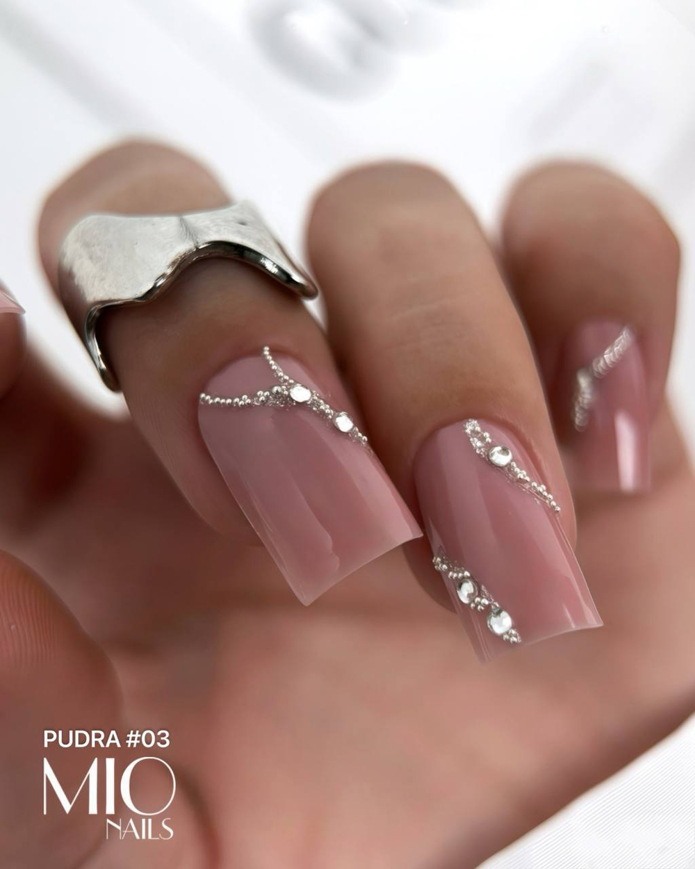 Гель MIO NAILS  "ICE CREAM GEL" - Pudra № 03 , 13 гр