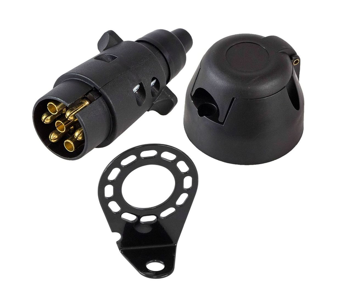 Вилка и розетка прицепа c кронштейном (комплект TRC1PE)