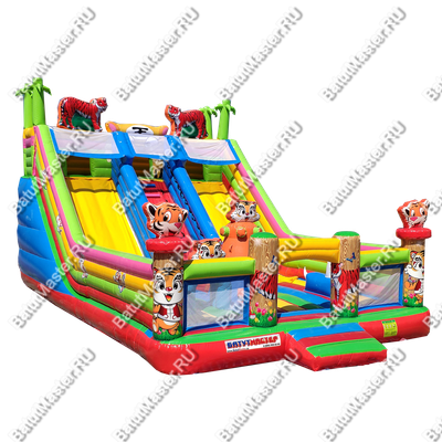 Коммерческий батут "Тигриная страна 2" 9,5*6*5,8 м