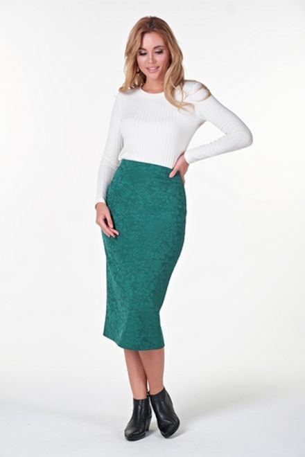 Юбка Жаккард на резинке 70 см №5 Valentina