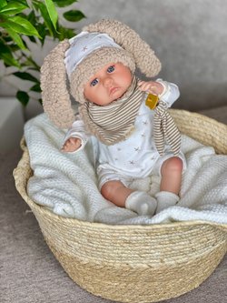 Кукла Реборн Nines 40см ADRI мягконабивная (N0247)