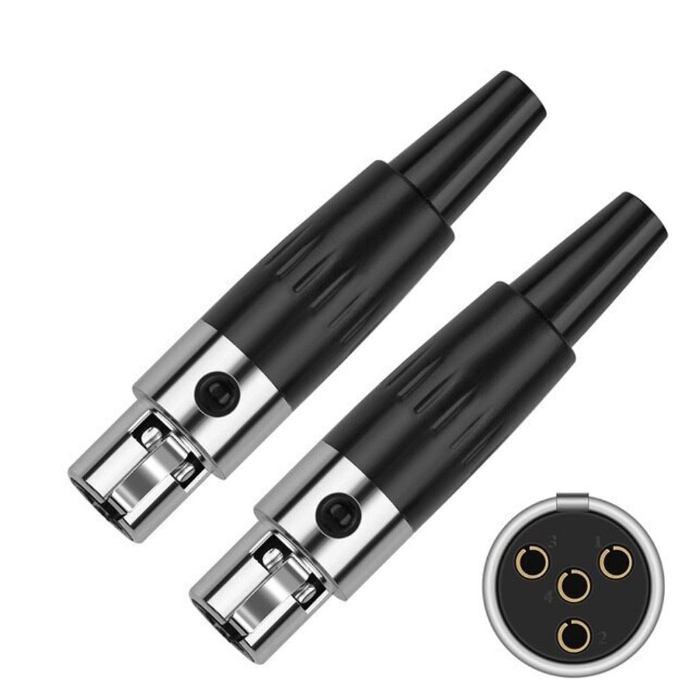 Lidge  AC3MM XLR3 штекер на кабель диаметром 3-6,5mm.