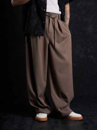 Коричневые широкие брюки 2s1studio