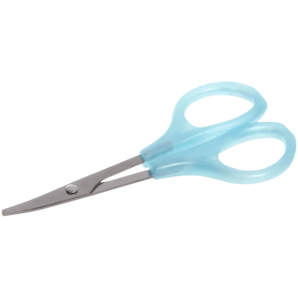 Ножницы маникюрные в пакете «Классические», овальные кольца, цвет микс 9,5*4см