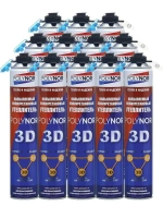 Утеплитель напыляемый POLYNOR 3D, комплект 12 шт.
