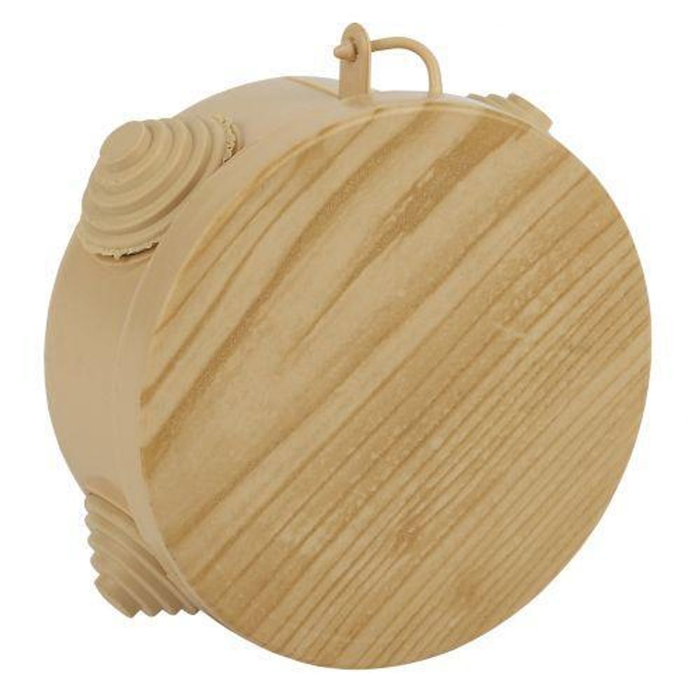 Коробка распаячная ОП КОР 85х40мм с гермовводами 4 вх. IP54 сосна Эра Б0043229