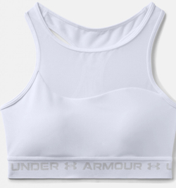 ТОП теннисный Under Armour Mid Crossback - white