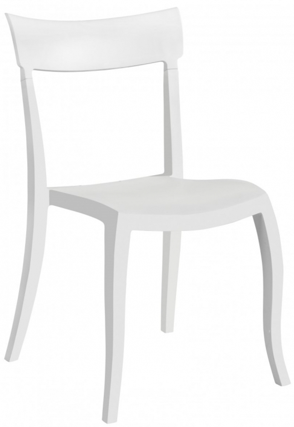 Стул пластиковый Papatya Hera-SP, белый