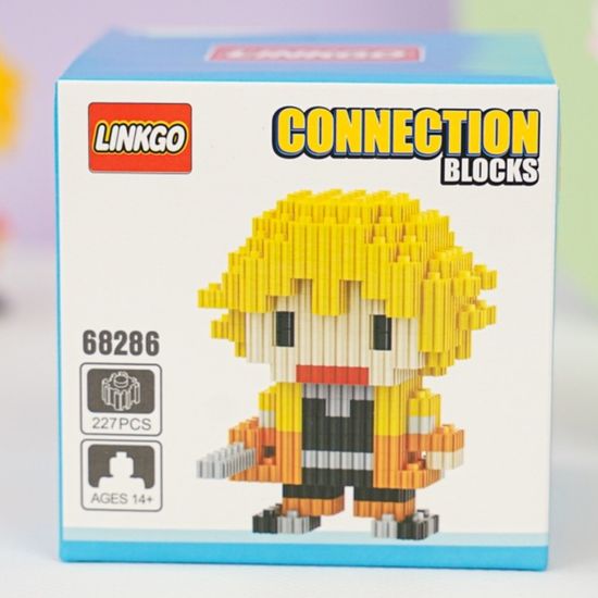 Конструктор "Mini Blocks Demon Slayer, Zenitsu" 68286, (227 деталей)