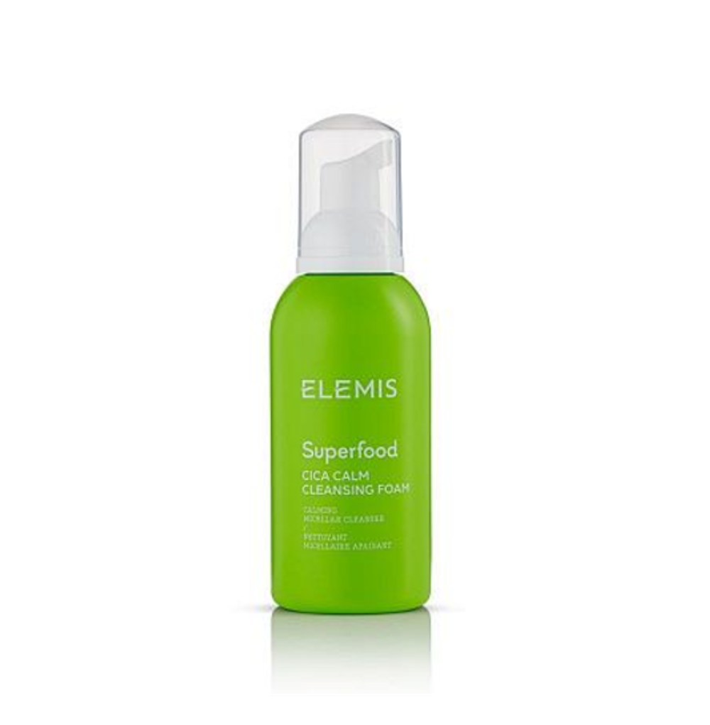 Успокаивающая пенка для умывания с экстрактом Центеллы Азиатской Elemis SUPERFOOD Cica Calm Cleansing Foam 180 мл